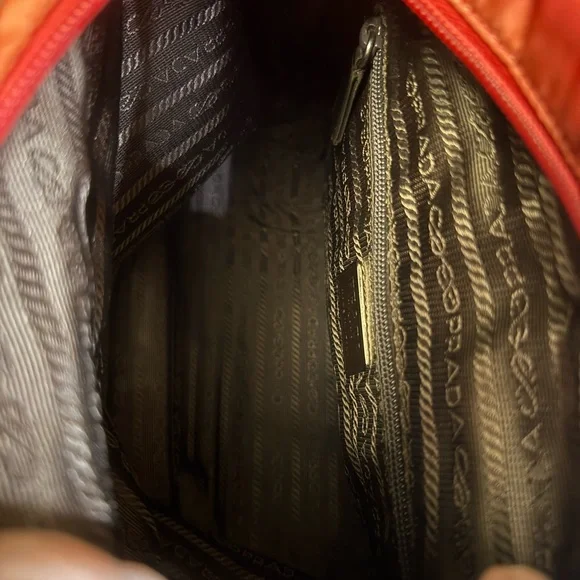 Prada Nylon Red Tote Bag with COA - Picture 8 of 12